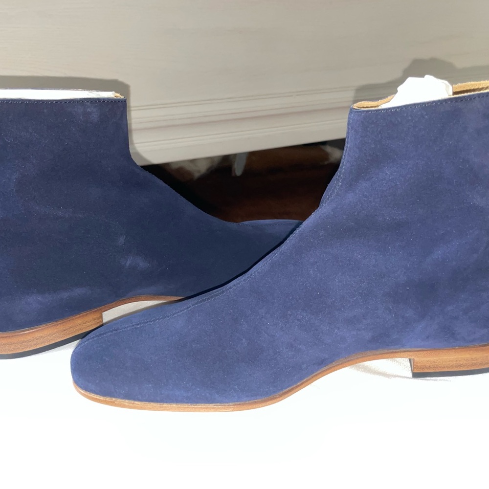 Common Projects X Robert Geller Chelsea Boot w/Zipper Navy Men Eu 41(US8)